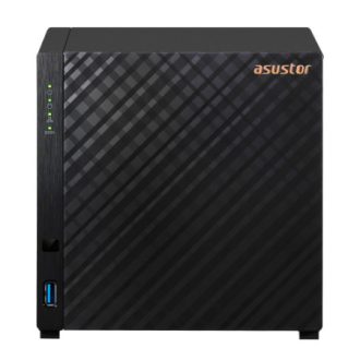   Asustor AS1204T NAS Tower Realtek RTD1619B 1 GB DDR4 0 TB ADM Fekete