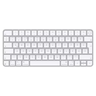   Apple MXCK3MG/A billentyűzet Univerzális USB + Bluetooth QWERTZ Magyar Ezüst, Fehér