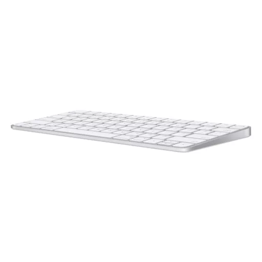 Apple MXCK3MG/A billentyűzet Univerzális USB + Bluetooth QWERTZ Magyar Ezüst, Fehér