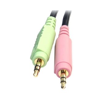 StarTech.com DP4N1USB6 KVM kábel Fekete 1,829 M