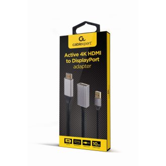   Gembird A-HDMIM-DPF-02 video átalakító kábel 0,1 M HDMI A-típus (Standard) DisplayPort Fekete