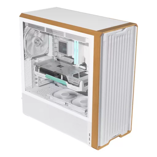 Lian Li Lancool 217 INF Midi Tower Fehér, Fa