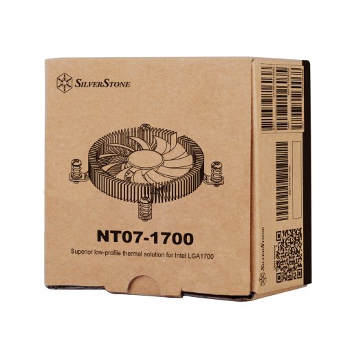 Silverstone NT07-1700 Processzor Hűtő 8 cm Fekete 1 db
