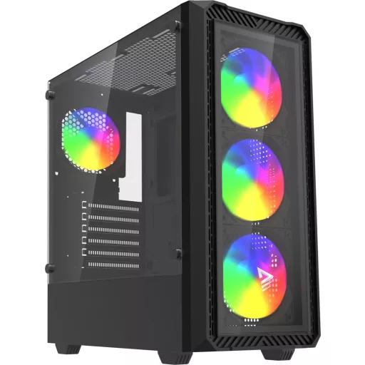 Savio Noctis Glass RGB Kocka Fekete