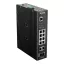 D-Link DIS-200G-12PS hálózati kapcsoló Vezérelt L2 Gigabit Ethernet (10/100/1000) Ethernet-áramellátás (PoE) támogatása Fekete