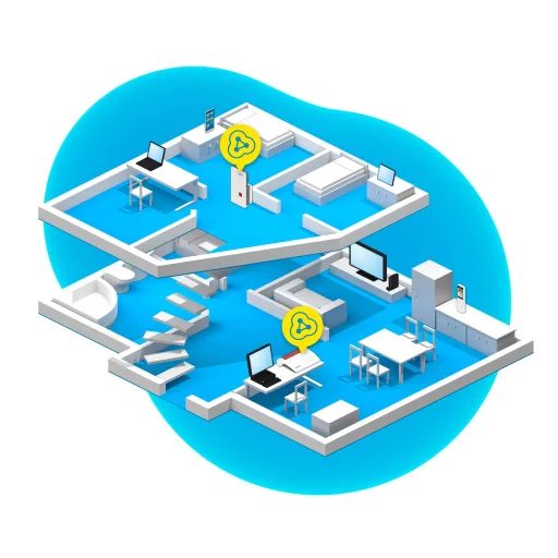 Repeater FRITZ! 2400 Hálózati jelismétlő 1733 Mbit/s Fehér