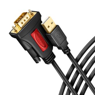   Axagon ADS-1PSN USB-A 2.0 - serial RS-232 DB9-M Prolific adapter cable 1.5m - Adapter - Digital/Daten soros kábel Fekete 1,5 M USB A típus