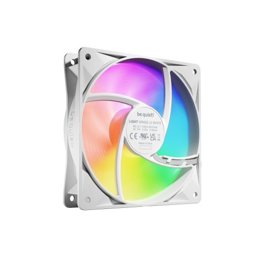 be quiet! LIGHT WINGS LX 120mm PWM High Speed 3-Pack White 12 cm Fehér 3 db