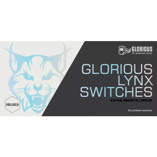 Glorious Gaming Lynx Kék, Fehér 36 db