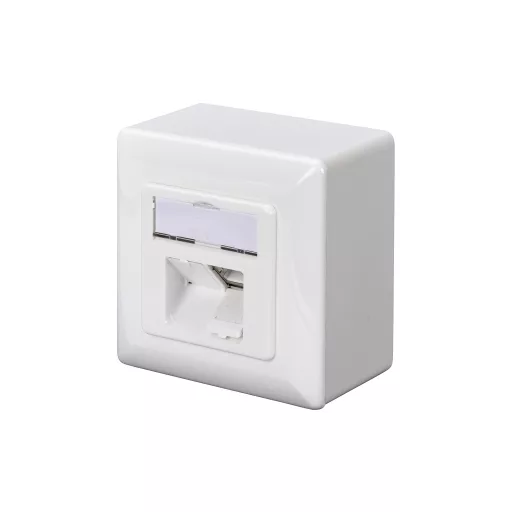 Digitus DN-9007-S-1 csatlakozóaljzat 2 x RJ-45 Fehér