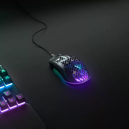 Steelseries Aerox 3 egér Játék Jobbkezes USB C-típus Optikai 8500 DPI