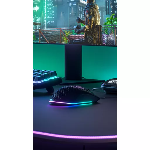 Steelseries Aerox 3 egér Játék Jobbkezes USB C-típus Optikai 8500 DPI