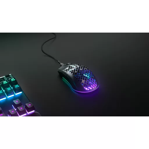 Steelseries Aerox 3 egér Játék Jobbkezes USB C-típus Optikai 8500 DPI
