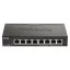 D-Link DGS-1100-08PV2/B Vezérelt L2/L3 Gigabit Ethernet (10/100/1000) Ethernet-áramellátás (PoE) támogatása Fekete