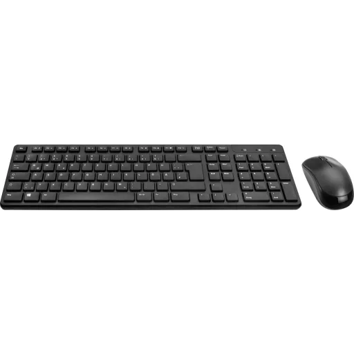 SPEEDLINK SIGNIUM Deskse- Wireless billentyűzet Egér mellékelve Vezeték nélküli RF QWERTZ Német Fekete