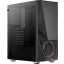 Aerocool Zauron Midi Tower Fekete