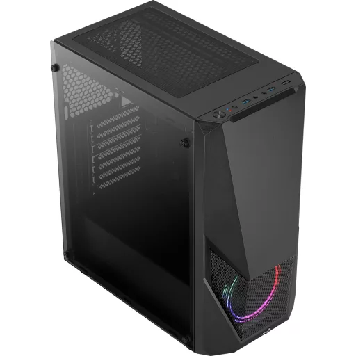 Aerocool Zauron Midi Tower Fekete