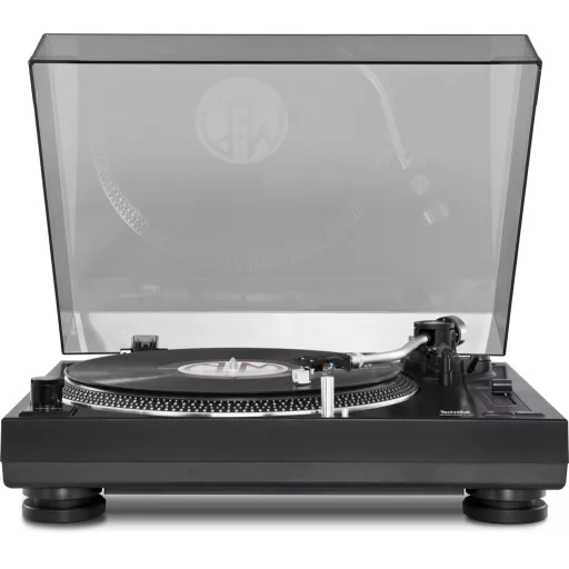TechniSat TechniPlayer LP 300 Közvetlen hangsávos lemezjátszó Fekete, Ezüst