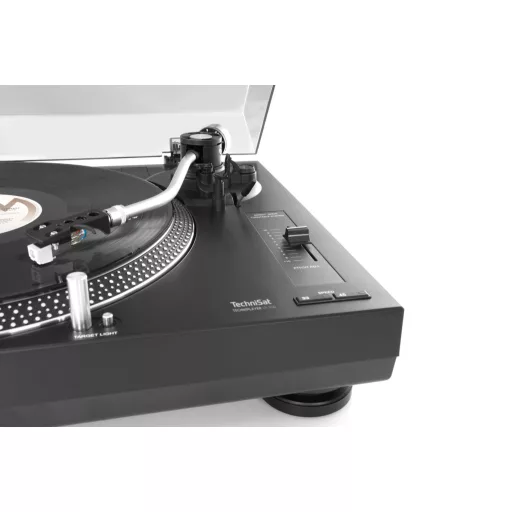 TechniSat TechniPlayer LP 300 Közvetlen hangsávos lemezjátszó Fekete, Ezüst