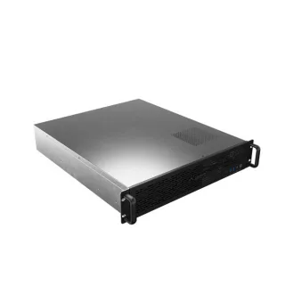 Lanberg SC01-5202-12B moduláris szerver ház Rack (2U) 0 GB