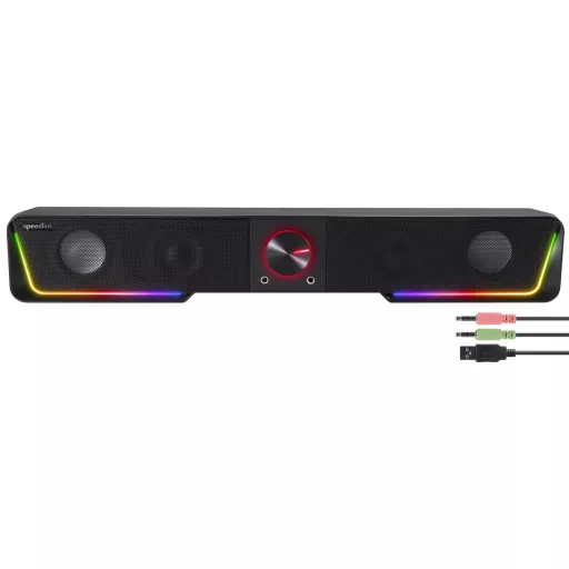 SPEEDLINK GRAVITY RGB Fekete 6 W