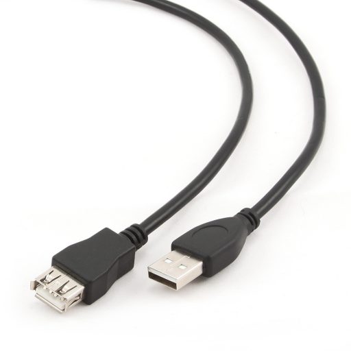 Gembird 3m USB 2.0 A M/FM USB kábel USB A Fekete