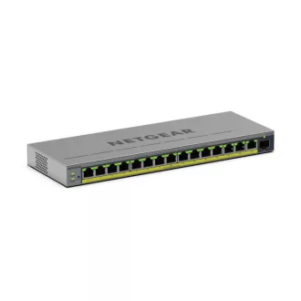   NETGEAR GS116EP Vezérelt L2/L3 Gigabit Ethernet (10/100/1000) Ethernet-áramellátás (PoE) támogatása Szürke