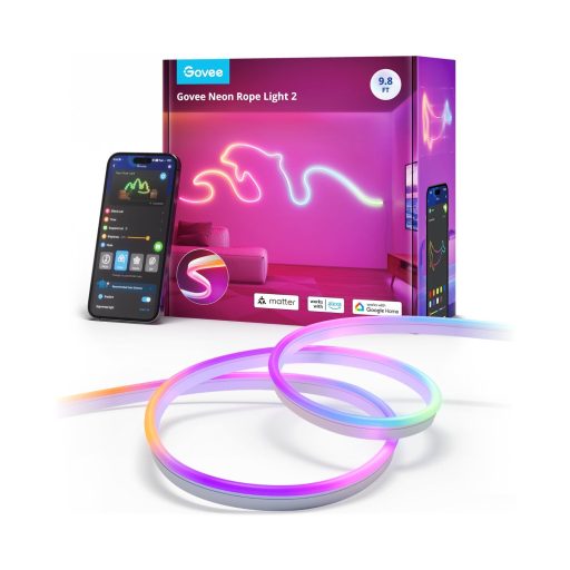 Govee Neon Rope Light 2 Univerzális LED csik Wi-Fi/Bluetooth