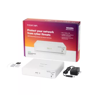   HPE Networking Instant On Secure SG1004 átjáró/irányító 10, 100, 1000 Mbit/s