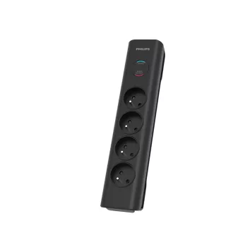   Philips SPN7040BA/60 túlfeszültségvédő Fekete 6 AC kimenet(ek) 2 M