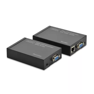   Digitus DS-53400 audió/videó jeltovábbító AV adó- és vevőegység