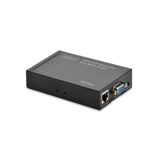 Digitus DS-53400 audió/videó jeltovábbító AV adó- és vevőegység