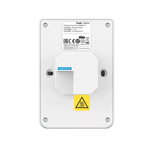Ruijie Networks RG-RAP1200(P) WLAN csatlakozási pont 1267 Mbit/s Fehér Ethernet-áramellátás (PoE) támogatása