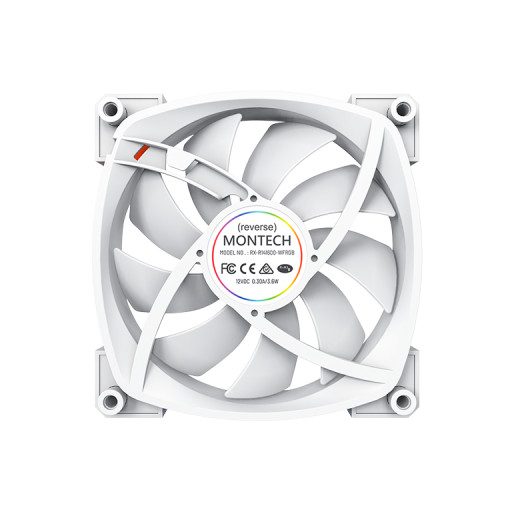 Montech RX140 PWM 14 cm Fehér 1 db
