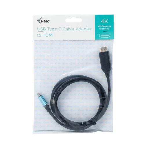 i-tec C31CBLHDMI60HZ video átalakító kábel 1,5 M USB C-típus HDMI Fekete