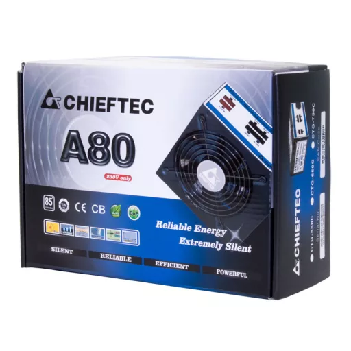 Chieftec CTG-550C 550 W 20+4 pin ATX ATX Fekete
