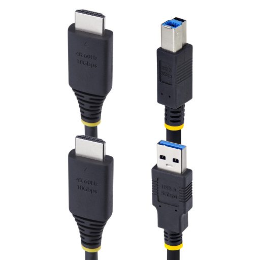 StarTech.com HU1226-KVM-CABLE KVM kábel Fekete 1,8 M