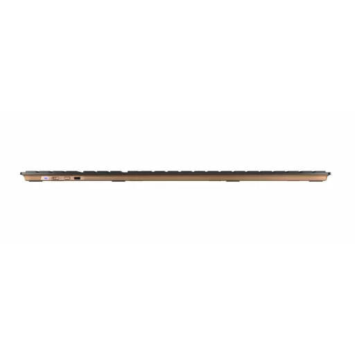 CHERRY JD-9100IT-2 billentyűzet Egér mellékelve Otthoni/irodai RF vezeték nélküli + Bluetooth QWERTY Olasz Fekete, Bronz