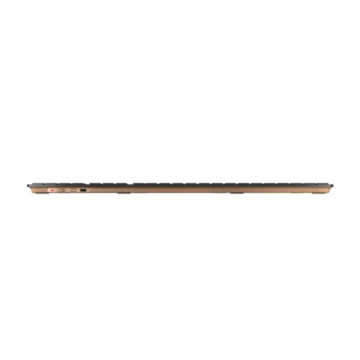 CHERRY JD-9100IT-2 billentyűzet Egér mellékelve Otthoni/irodai RF vezeték nélküli + Bluetooth QWERTY Olasz Fekete, Bronz