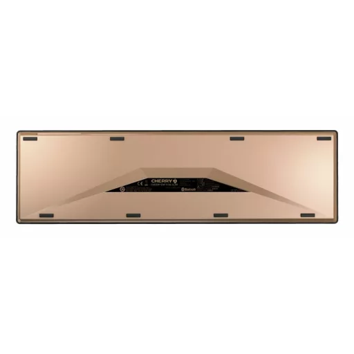 CHERRY JD-9100IT-2 billentyűzet Egér mellékelve Otthoni/irodai RF vezeték nélküli + Bluetooth QWERTY Olasz Fekete, Bronz