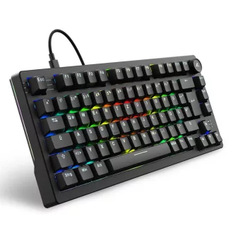   Sharkoon SGK25 billentyűzet Otthoni USB QWERTZ Német Fekete