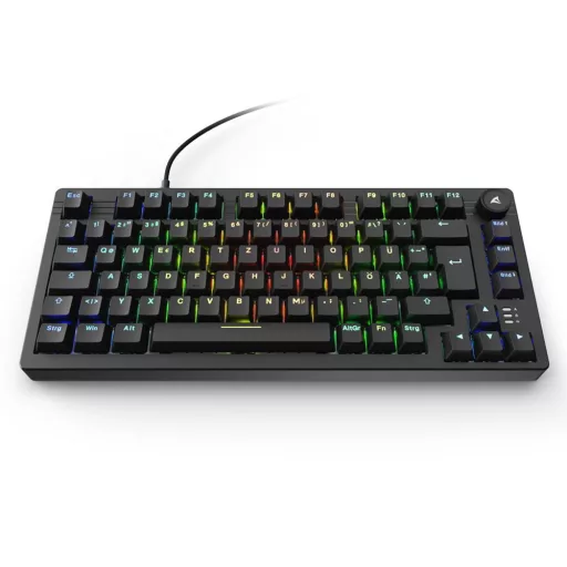 Sharkoon SGK25 billentyűzet Otthoni USB QWERTZ Német Fekete
