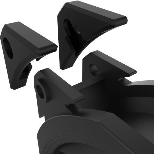 Alpenföhn JetStream 12 cm Fekete 1 db