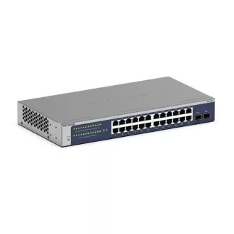  NETGEAR GS724Tv6 Vezérelt L2+/L3 Gigabit Ethernet (10/100/1000) 1U Kék, Szürke