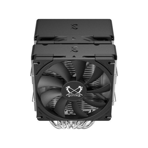 Scythe Fuma 3 Processzor Hűtő 12 cm Fekete 1 db