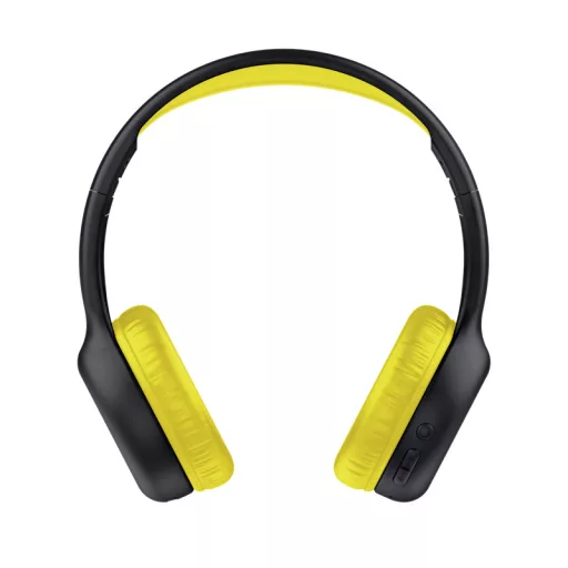 Trust Nouna Headset Vezetékes és vezeték nélküli Fejpánt Hívás/zene USB C-típus Bluetooth Fekete, Sárga