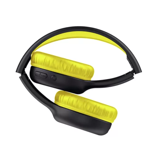 Trust Nouna Headset Vezetékes és vezeték nélküli Fejpánt Hívás/zene USB C-típus Bluetooth Fekete, Sárga