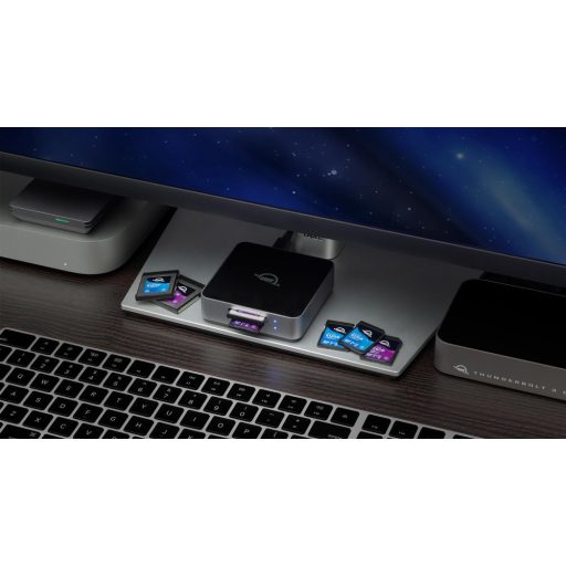 OWC Atlas kártyaolvasó USB 3.2 Gen 2 (3.1 Gen 2) Type-C Fekete