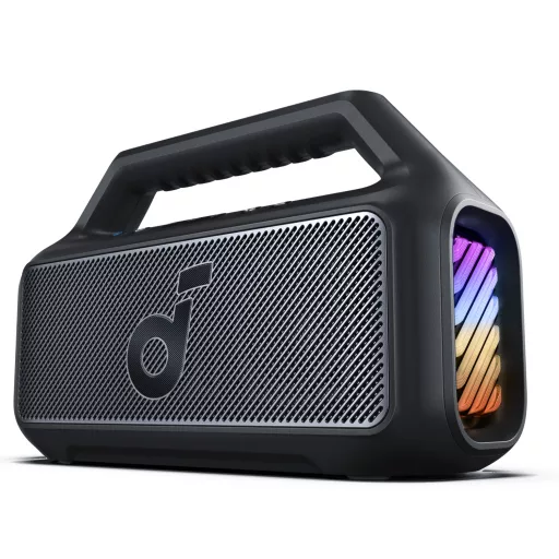Soundcore Boom 2 2.1-es hordozható hangszórórendszer Fekete 80 W