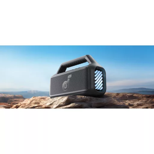 Soundcore Boom 2 2.1-es hordozható hangszórórendszer Fekete 80 W